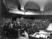 Riksdagen sammanträder i Riksdagshuset, 1925