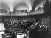 Riksdagen sammanträder i Riksdagshuset, Stockholm 1925