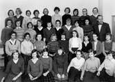 Klassfoto Risbergska skolan i Örebro, 1958