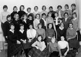 Klassfoto Risbergska skolan i Örebro, 1958