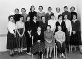 Klassfoto Risbergska skolan i Örebro, 1958