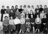 Klassfoto Risbergska skolan i Örebro, 1958