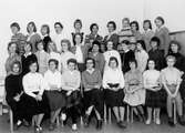 Klassfoto Risbergska skolan i Örebro, 1958