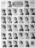 Klassfoto Kommunala Flickskolan Örebro, 1959-1960