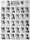 Klassfoto Kommunala Flickskolan Örebro, 1959-1960