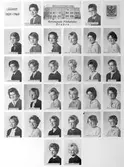 Klassfoto Kommunala Flickskolan Örebro, 1959-1960
