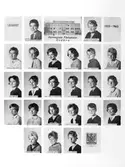 Klassfoto Kommunala Flickskolan Örebro, 1959-1960