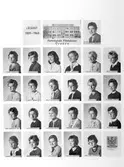 Klassfoto Kommunala Flickskolan Örebro, 1959-1960