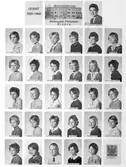Klassfoto Kommunala Flickskolan Örebro, 1959-1960