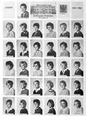 Klassfoto Kommunala Flickskolan Örebro, 1959-1960