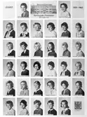 Klassfoto Kommunala Flickskolan Örebro, 1959-1960