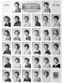 Klassfoto Kommunala Flickskolan Örebro, 1959-1960