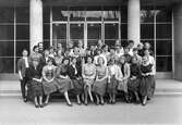 Klassfoto Kommunala Flickskolan Örebro, 1950-tal