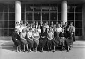 Klassfoto Kommunala Flickskolan Örebro, 1950-tal