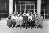 Klassfoto Kommunala Flickskolan Örebro, 1950-tal