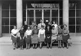 Klassfoto Kommunala Flickskolan Örebro, 1950-tal