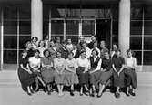 Klassfoto Kommunala Flickskolan Örebro, 1950-tal