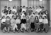 Klassfoto Kommunala Flickskolan Örebro, 1950-tal