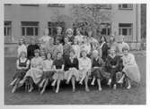 Klassfoto Kommunala Flickskolan Örebro, 1958-1959