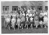 Klassfoto Kommunala Flickskolan Örebro, 1958-1959