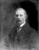 Porträtt av rektor K F S Virgin, 1921