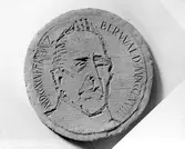 Förlaga till medaljong, Frans Berwald. 