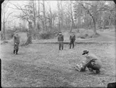 BIL MED APPARATUR, MALMARBETARE I FÄLT