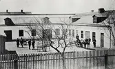 Innergården vid Växjö brandkår, Storgatan 26 i Växjö.
1870-tal.