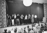 Uppträdande vid Risbergska skolan 10-årsjubileum, november 1981