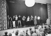 Uppträdande vid Risbergska skolan 10-årsjubileum, november 1981