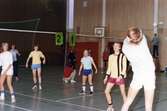 Volleybollmatch på Risbergska skolan, november 1981