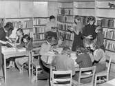 Biblioteket på Vasaskolan, 1950-tal