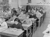 Undervisning på Vasaskolan, 1950-tal