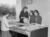 Syslöjd på Vasaskolan, 1950-tal