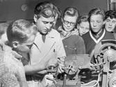 Metallslöjd på Vasaskolan, 1950-tal