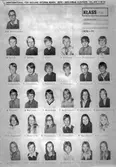 Klass 7 D Vasaskolan, 1970-1971