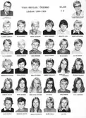 Klass 7 E Vasaskolan, 1968-1969