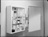 TOALETTSKÅP, DAMMSUGARMUNSTYCKE, MJÖLKGLAS