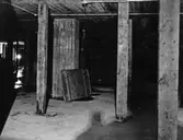 Detalj av grundarbetet på polishuset, 1956-06-19