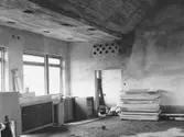 Interiör när polishuset byggs, 1957-12-23