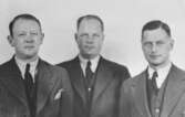 Tre polismän tillhörande polisen Örebro, 1940-tal