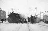 Järnvägsvagnar som spårat ur, 1948-01-16