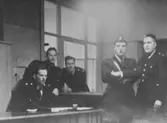 Interiör från polishuset 1950-tal