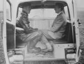 Lastutrymme i polisbil, 1950-tal