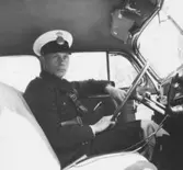 Konstapel i polisbil, 1945