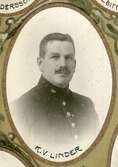 Polisman K.V. Linder i Örebro Poliskår, 1921