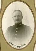 Polisman Gerhard Sundh i Örebro Poliskår, 1921