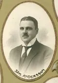 Polisman Sam. Andersson i Örebro Poliskår, 1921