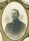 Polisman A.F. Andersson i Örebro Poliskår, 1921