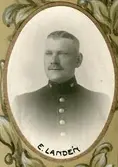 Polisman E. Landén i Örebro Poliskår, 1921